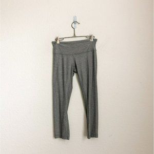 Lululemon grey wunder under cropped‎ leggings size 4